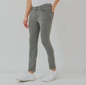 PAULMAY Celana Panjang Jeans Pria Slim Fit - Grey - Image 4